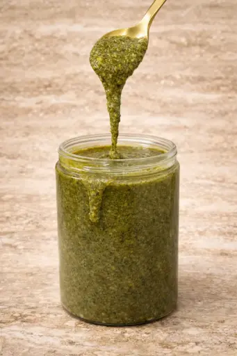 Pot de praliné pistache - 100 % artisanal. (300g) 💚