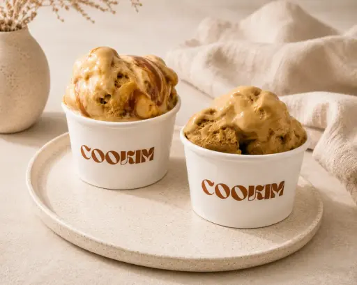 PARVE / BOX 4 GLACES : CARAMEL, VANILLE, CHOCOLAT, CAFE.